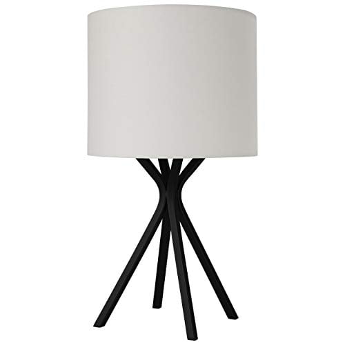 black bedside table lamp
