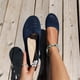 thumbnail image 4 of Amzcrzy Zapatos de mujer,Zapatos de mujer,Zapatillas de mujer, Zapatos planos de punta redonda de color liso para mujer, cómodos, transpirables y suaves, informales. Sandalias Mujer Zapatillas De Cas, 4 of 6
