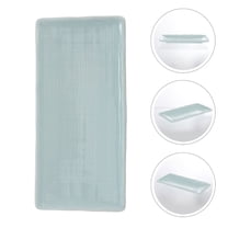 HEMOTON Ceramic Food Plate Creative Rectangular Food Plate Kitchen Tableware Plates