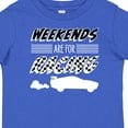 thumbnail image 4 of Inktastic Weekends Are for Racing Race Car Silhouette and Racing Flag Boys or Girls Baby T-Shirt, 4 of 5