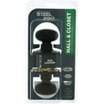 thumbnail image 2 of Steel Pro Matte Black Half Round Passage Knob TFX930B, 2 of 2
