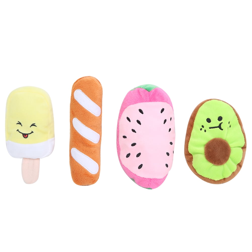 Dog Toys for Small Dog Squeaky Toys Puppy Toys 8 Pack Banana Dog Toy for Puppies Teething Cute Fruits Small Dog Toys Stuffed Plush Dog Toy Bundle Puppies Toys Pet Toys for Dogs