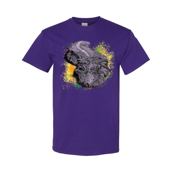 Inktastic Colorful Lurking Gator T-Shirt