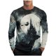 thumbnail image 2 of Blusas y camisas de manga larga con cuello redondo, moda casual para hombre, estampado deportivo, blusas de manga larga con cuello redondo, camisas para hombre, blusa de poliéster, 2 of 5