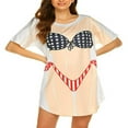 thumbnail image 1 of Robe de Plage Amusante pour Femmes, T-Shirt Imprimé Bikini, Robe de Plage Amusante pour Fête, 1 of 6