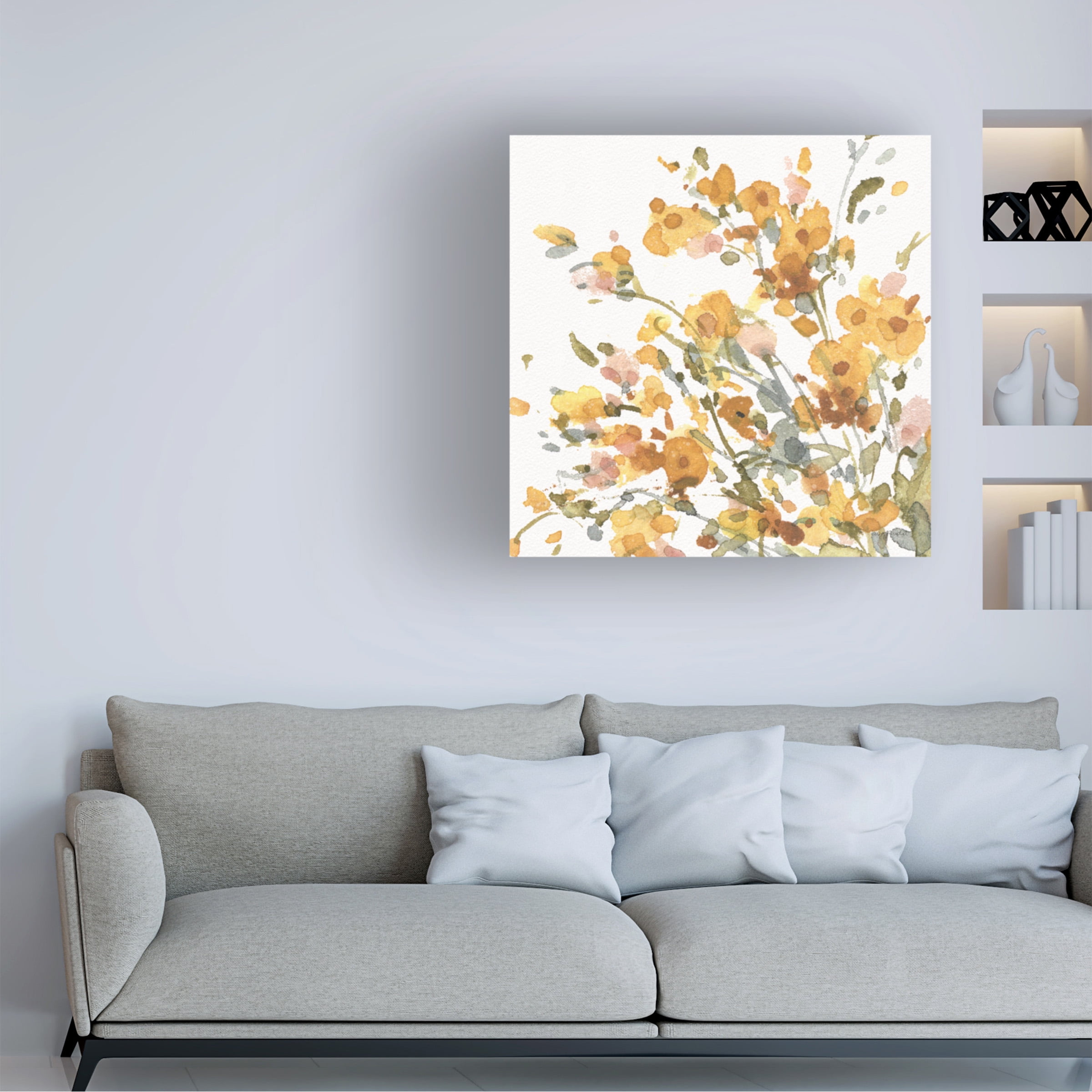 Lisa Audit 'Happy Yellow 09' Canvas Art