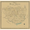 thumbnail image 3 of Biau 16x15 Black Modern Framed Museum Art Print Titled - Orange County Texas - Biau 1886, 3 of 5
