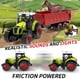 thumbnail image 2 of Set de juguetes Farm Animal Barn con remolque de tractor para niños de 3 a 7 años, 2 of 7