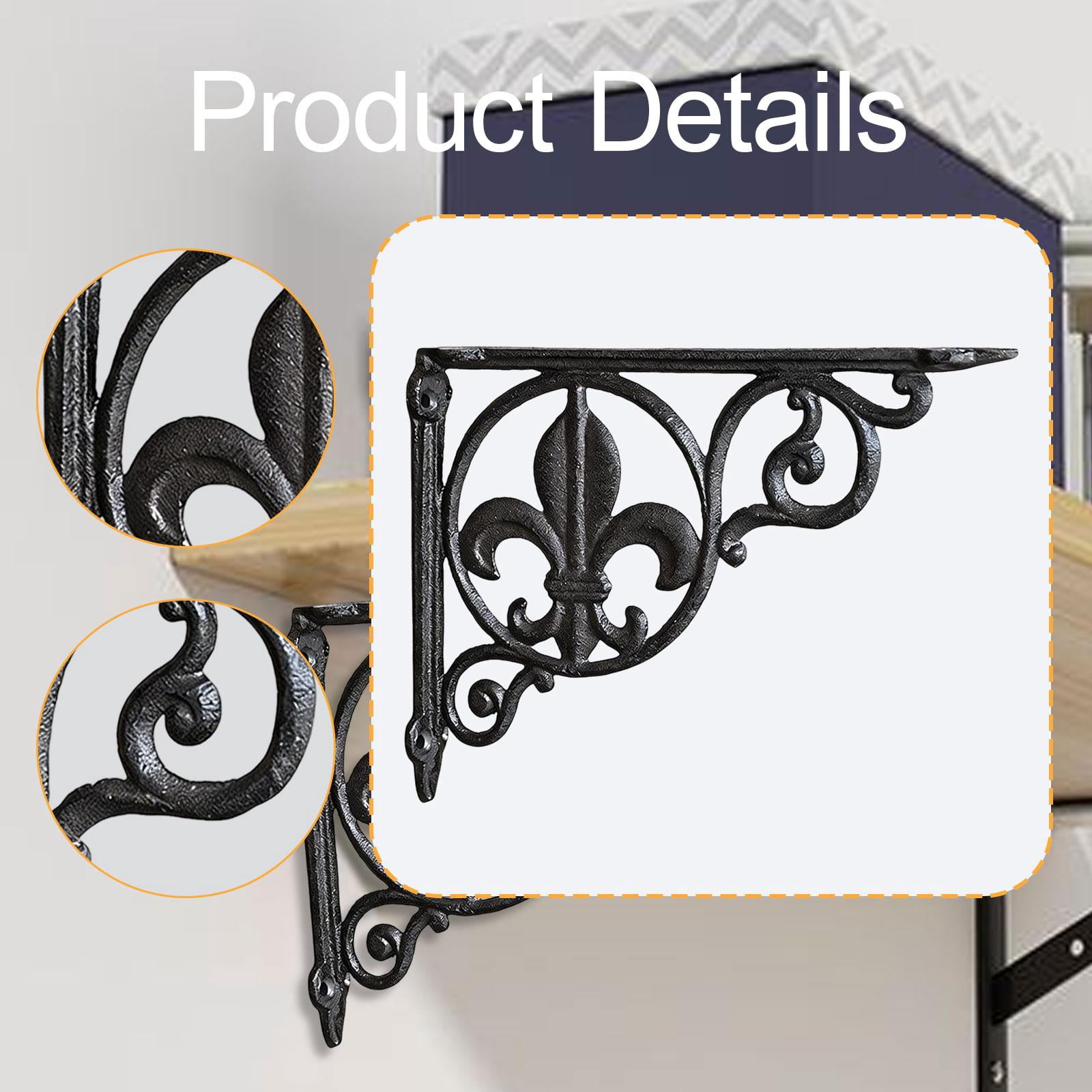 WLPZXP Decorative Shelf Bracket Hardware Sturdy Professional Practical Wall Mounted
