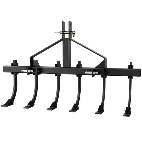 RVNI Chisel Plow Scarifier Detachable Cultivator and 6 Scarifier Shank Design for CAT-0/CAT-1 ATV/UTV