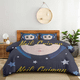 thumbnail image 5 of Juego de edredón doble Coraline Bedding, juego de sábanas de tres piezas, edredón cómodo para cama de pareja, color sólido, 5 of 8