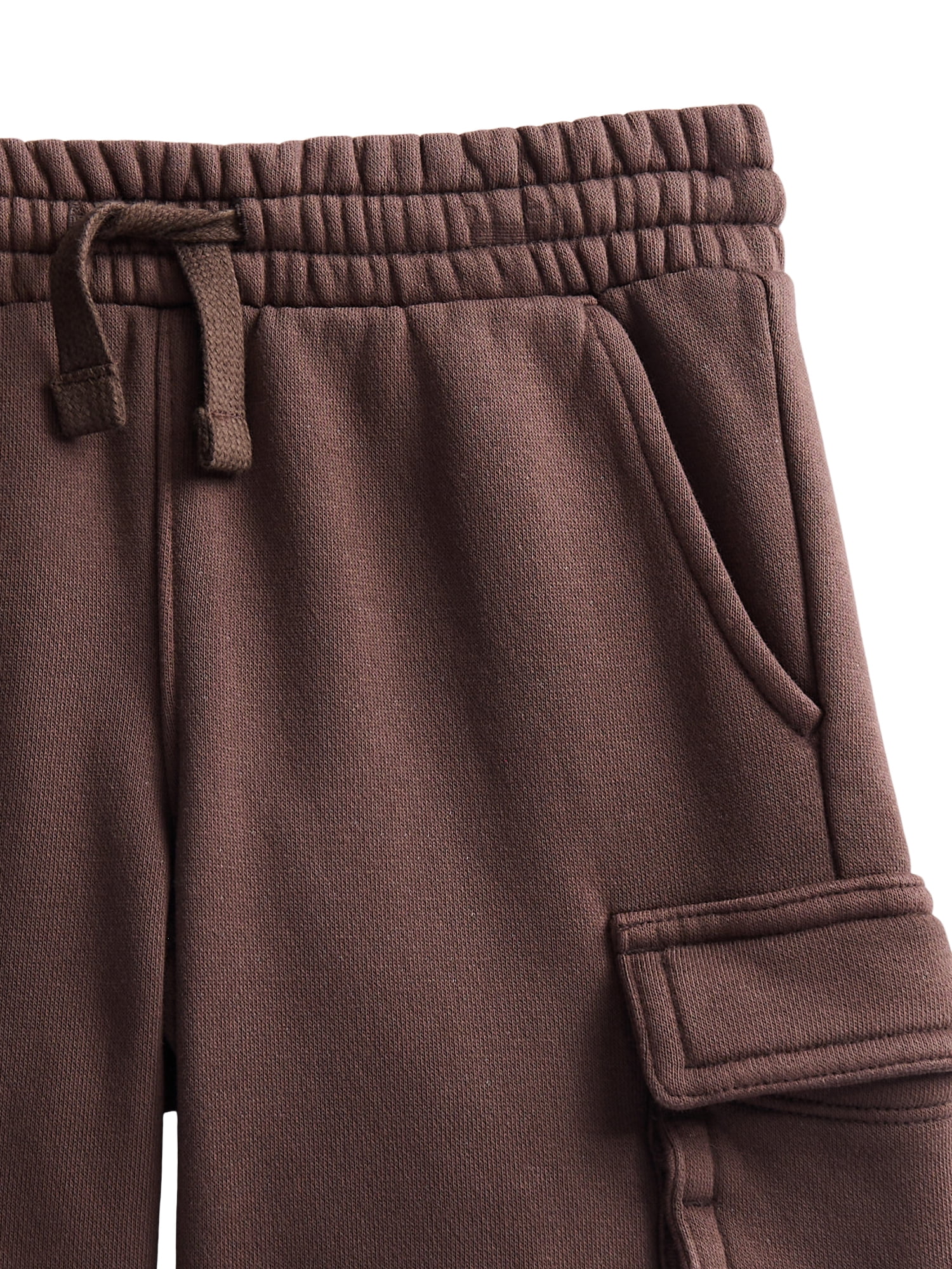 Wonder Nation Boys Fleece Cargo Shorts, Sizes 4-18