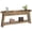 Brown, variant on Fnova 70.9-Inch Sofa Console Table with 3 Drawers, 2-Tier Extra Long Farmhouse Entryway Table with Raised Baffle and Storage Shelves for Living Room, Hallway, Behind Couch