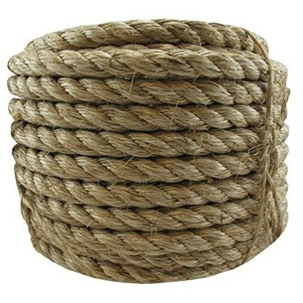 3/4” x 100’ Coil of Treated Manila Rope - Walmart.com - Walmart.com