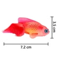 thumbnail image 3 of Silicone Artificial Fish Aquarium Decortion High Simulation Lifelike Floating Fake Betta Fish Tank Ornament, 3 of 7