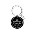 thumbnail image 3 of Creative DIY To My SON Black Stainless Steel Last Name 26 Letter Keychain 2.5cm, 3 of 8