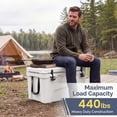 thumbnail image 5 of ELLEGNT 45 Quart Hard Cooler – Portable Ice Chest, 6‑Day Ice Retention, White, 5 of 10