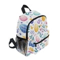 thumbnail image 2 of FORMRS School Backpack with Front Zippered Pocket 12" Student Travel Daypack, Purple Easter Eggs, 2 of 6