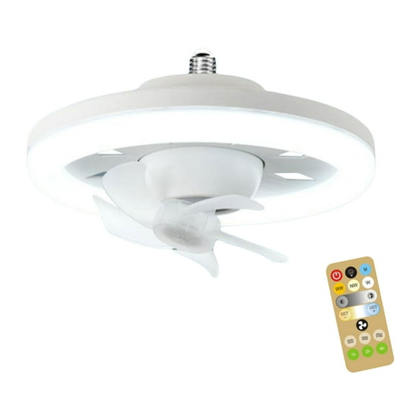 Luz de ventilador de techo, Ventilador de techo con luz, Luces colgantes, Velocidades de viento ajustables Lámpara de ventilador moderna, Iluminación 60W Sunnimix Ventiladores de techo con luces