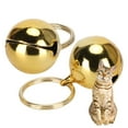 thumbnail image 4 of Pets Copper Bells, Pet Bells Durable Sturdy -plated  For Dog For Outdoor Golden,Silver, 4 of 8