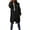 Black, variant on Aayomet Long Winter Coats For Women Women Elegant Notched Collar Double Wool Blend Over Coat,Black XL