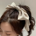 thumbnail image 3 of SPRING PARK Women Bow Long Tassel Ribbon Ponytail Scarf Hair Tie Scrunchie Elastic Hair Rope Accessories, 3 of 8
