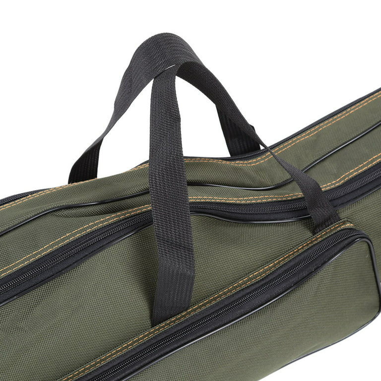 FDDL Two/Three 120cm/130cm/150cm layers Portable Fishing Bag Folding Fishing  Rod Carrier Canvas Fishing Pole Tools Storage Bag Case Fishing Gear Tackle  