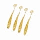 thumbnail image 3 of 50Pcs 5cm Soft Plastic Fishing Lures T-Tail Worm Baits Fishing Accessories Gold, 3 of 4