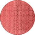 thumbnail image 1 of Ahgly Company Indoor Round Oriental Red Industrial Area Rugs, 8' Round, 1 of 4