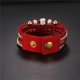 thumbnail image 3 of Moda estilo étnico cuentas prensa hebilla brazalete pulsera mano joyería regalo accesorios rojo, 3 of 3