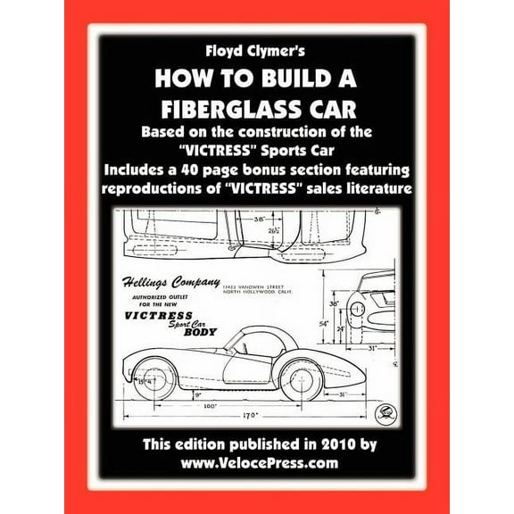 How to Build a Fiberglass Car, (Paperback)