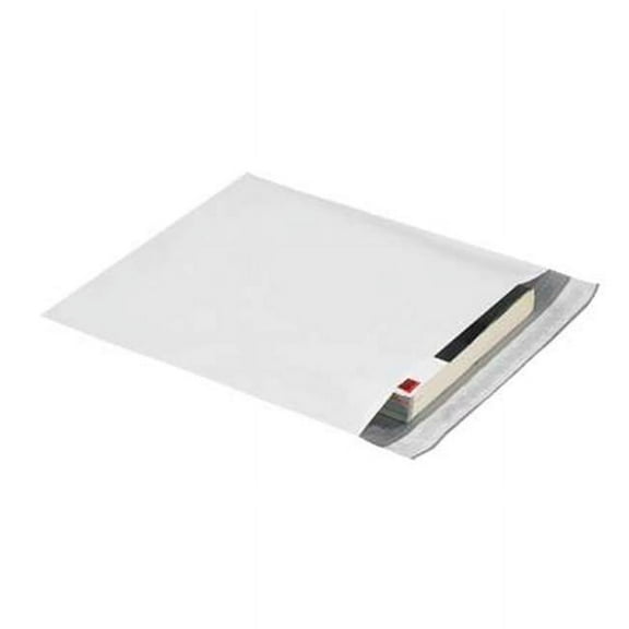 10 x 13 x 2 in. Expansion Poly Mailers, White - Case of 100