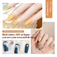 thumbnail image 5 of JODSONE 60 PCS Gel Nail Polish Set with 5 Bottles of Base and Glossy Matte Top Coat Soak off Gel Nail Set,DIY nail art manicure gifts for women, 5 of 8