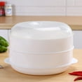 thumbnail image 3 of Cheers Round Single/Double Tier Microwave Food Steamer, 3 of 8