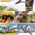thumbnail image 6 of 1-Pack 100 FT Garden Hose, Lightweight Kink-Free Non-Expanding Water Hose with Solid Brass Fittings for Lawn and Outdoor Cleaning, 6 of 8