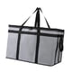 thumbnail image 4 of Bolsa de entrega de alimentos aislada perfecl Bolsa de catering comercial gris negro 58 cm x 35 cm x 38 cm, 4 of 8