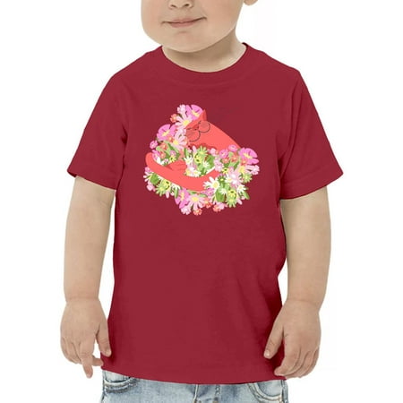 

Cute Pink Cat W Flowers T-Shirt Toddler -Image by Shutterstock 5 Toddler