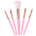 thumbnail image 4 of Juego de brochas de maquillaje portátil de 5 uds, brocha para base de sombra de ojos de nailon suave (azul) Ygjytge Cuidado Belleza, 4 of 5