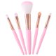 thumbnail image 4 of Kuymtek Juego Brochas Maquillaje Portátil 5 Uds Brocha para Base Sombra Ojos Nailon Suave (rosa), 4 of 7