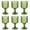 Green, variant on 6Pcs Wine Glasses,300ml/10oz Vintage Goblets Wine Glasses, Glassware with Stems Dishwasher Safe,for Dinners, Parties and Bars