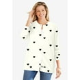 thumbnail image 5 of Woman Within Plus Size Perfect Long-Sleeve Cardigan Sweater, 5 of 6