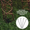 thumbnail image 5 of Alpine Corp AUH164 34 in. Rattan Reindeer with 50 Halogen Lights - Brown, 5 of 5
