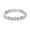 Silver 7.0 Inches, variant on 10MM Gold Tennis Bracelet for Men Women 18k Gold Plated Cluster Iced Out Cubic Zirconia Diamond Square Halo Jumbo Wrist Bracelet Chain (Gold, 9.0)
