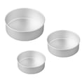 thumbnail image 1 of Set de 3 Moldes para Pastel 12/18/22 cm de Aluminio Aquila, 1 of 4