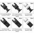 thumbnail image 3 of Lame de Scie Oscillante Multi-Outils, Kit d'Accessoires 20 Pcs pour Plastique, Bois, Métal, 3 of 5