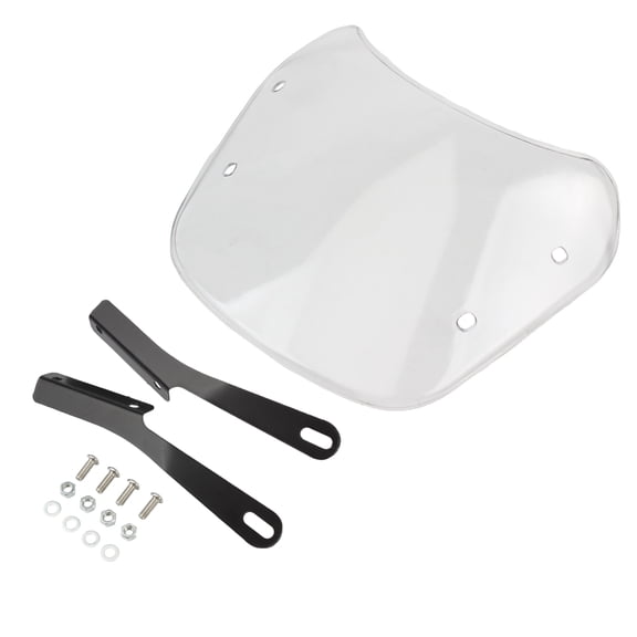 For Honda Yamaha Kawasaki Suzuki Motorcycle Front Windshield Accessories Headlight Windshield 5-7Inch Universal Moto Accessories