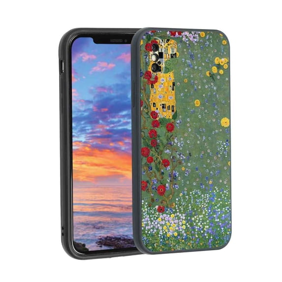 Nature-Painting Phone Case, Degined for iPhone X Case Men Women, Flexible Silicone Shockproof Case for iPhone X