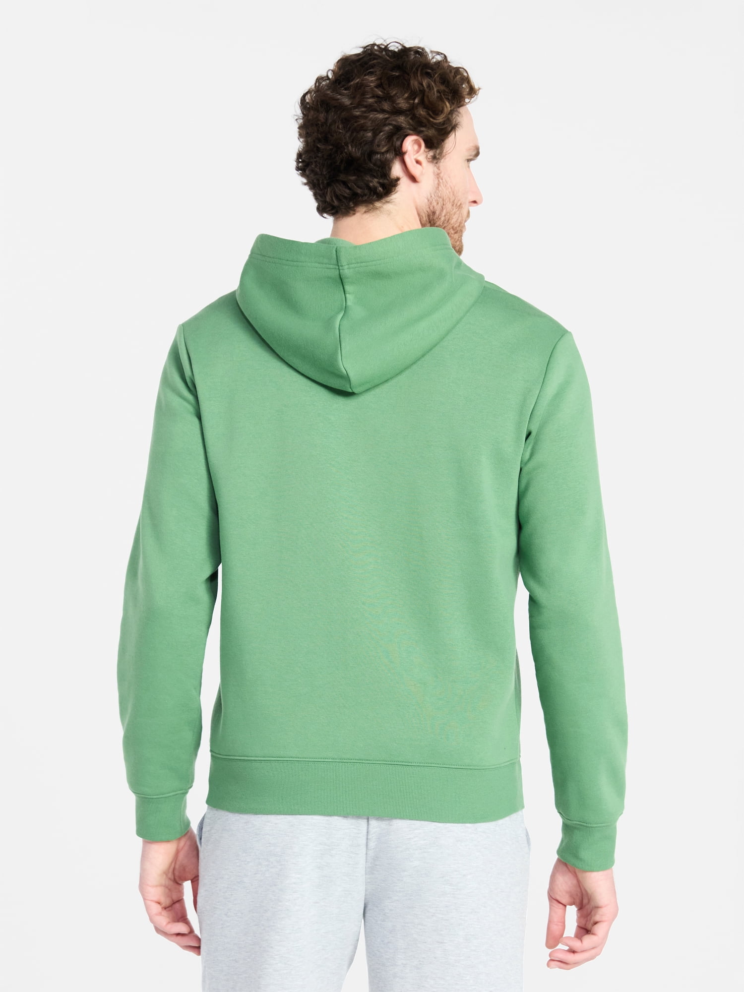Athletic Works Men's and Big Men's Zip Up Fleece Hoodie Sweatshirt, Sizes S-5XLT