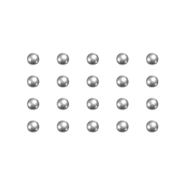 Unique Bargains 1/8' Chrome Steel Bearing Balls G5 Precision 100 Pack