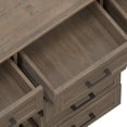 thumbnail image 4 of Simpli Home Ela SOLID WOOD and Pine 54 inch x 18 inch Rectangle Transitional Sideboard in Smoky Brown, 4 of 11